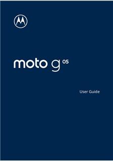 Motorola Moto g05 manual. Smartphone Instructions.